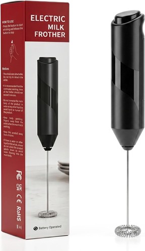 Electric milk frother - frother, battery