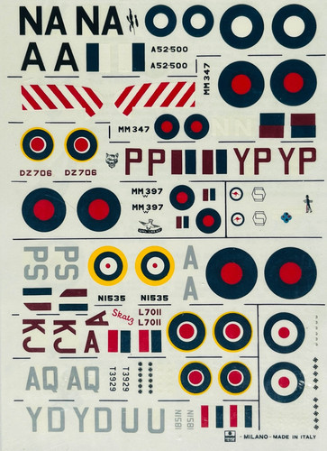 Esci decals 72 scale de - decals, 1:72