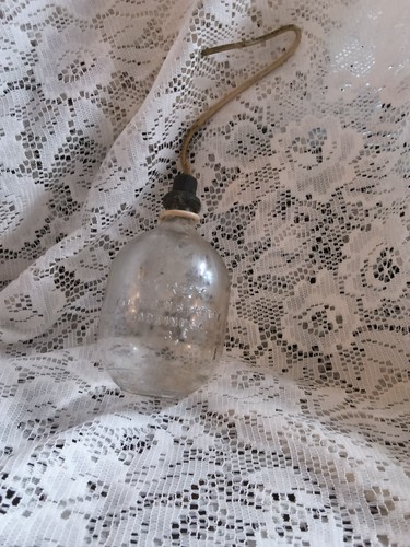 Antique pyrex toilet float - toilet,