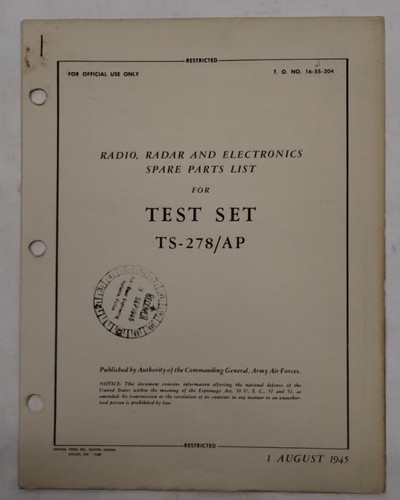 Test set 278 radio - test,
