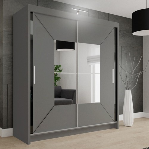 Modern bedroom double - modern, sliding