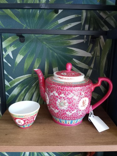 Chinese tea pot and - chinese, set