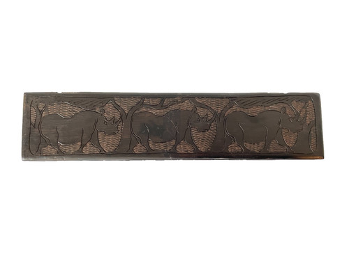 Hand carved bao mancala - mancala, board