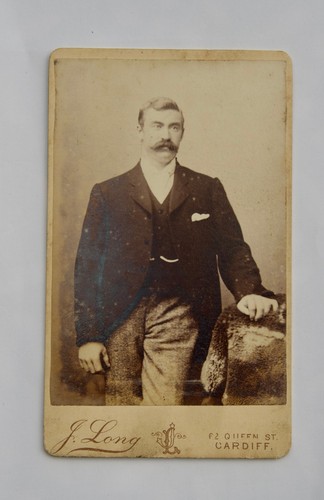 Cdv victorian man with a - a,