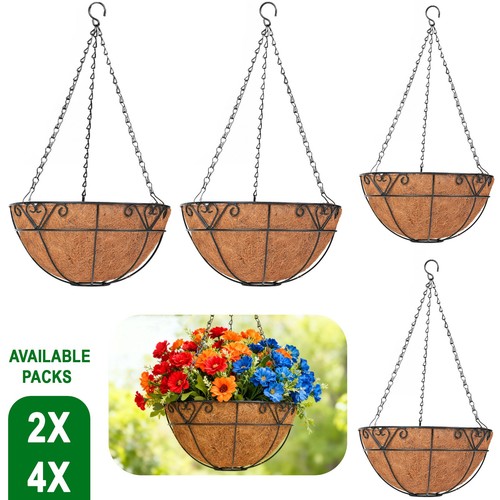Metal hanging baskets - /,