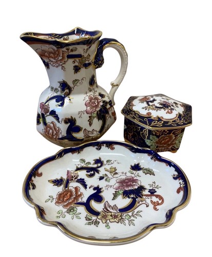 Vintage mason ironstone blue - vintage,