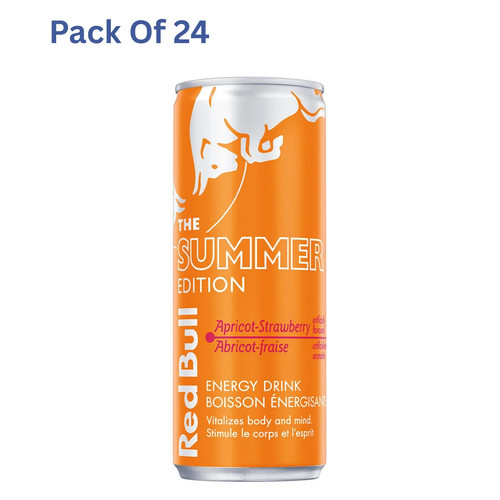 Red bull apricot strawberry - apricot,