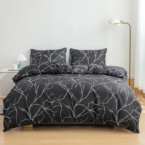 Black marble stripe pattern - black,