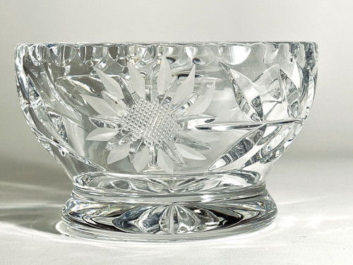 Vintage crystal cut glass - cut,