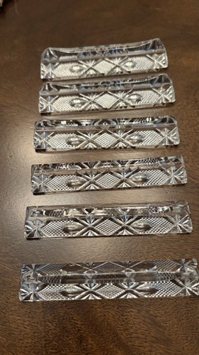 Vintage cut crystal - cut, knife