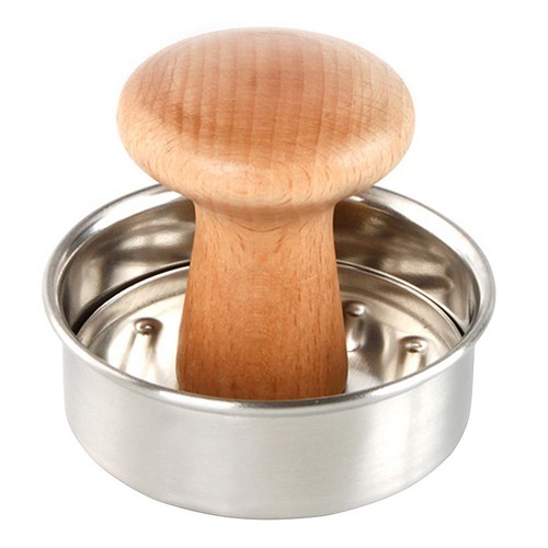 1pc stainless steel meat press - 1pc,