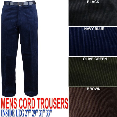 Mens corduroy cord trousers - mens,