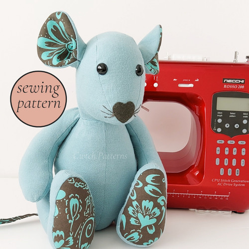 Mouse sewing pattern - mouse,