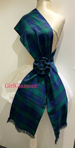 Black watch tartan sash - watch,