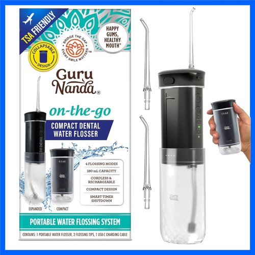 180ml cordless water flosser - water,