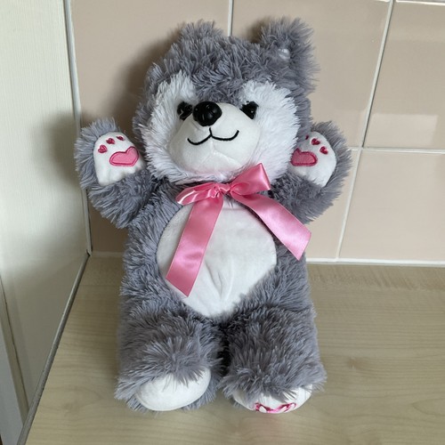 Kellytoy gray white wolf husky - gray,