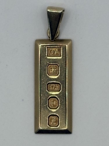 Vintage 9ct yellow gold - gold, ingot