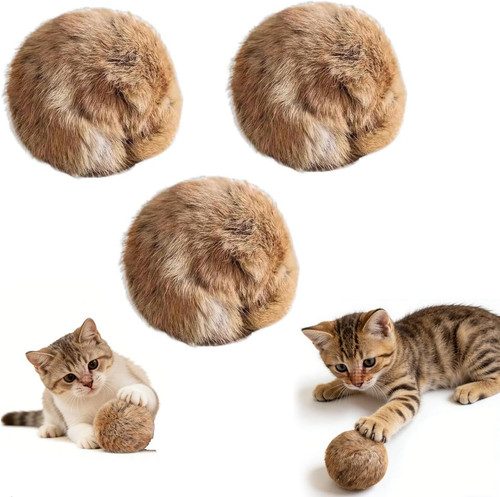 Rabbit fur ball - rabbit,