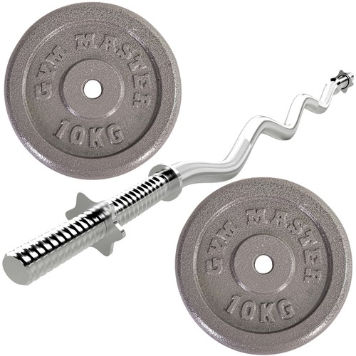Curl bar 20kg cast - &, iron