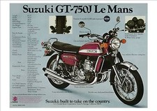 Suzuki brochure gt750 - suzuki,