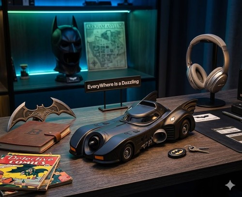 1989 batmobile diecast - 1:24,