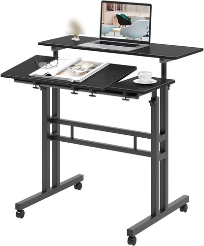Adjustable standing desk - desk, on