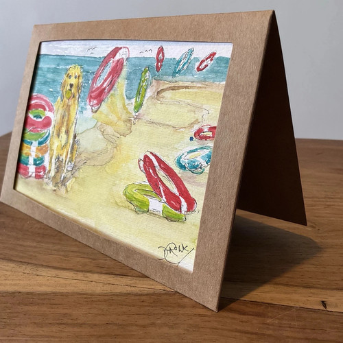 Original painting golden - original,