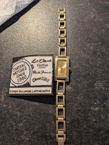 Vintage chat chateau watch - le,