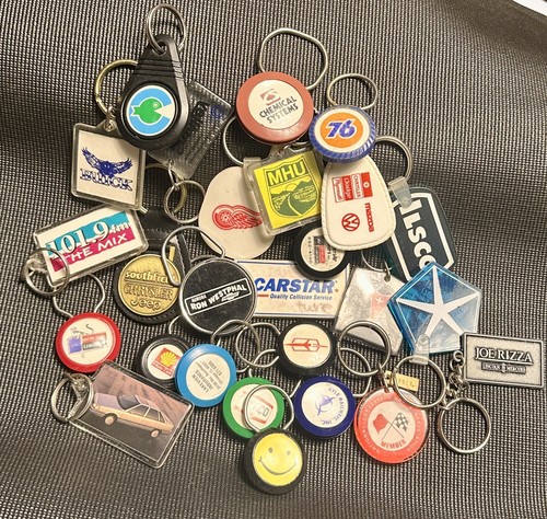 Vintage keychain key ring - vintage,
