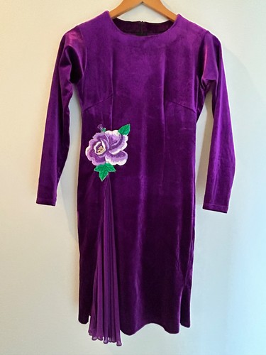 Purple latin dance - dance, size