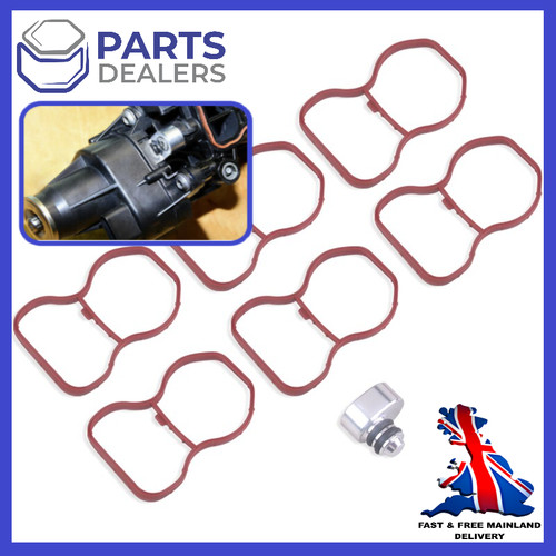 Intake swirl flap - intake, plug