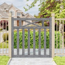Wooden gate pedestrian side - wooden,