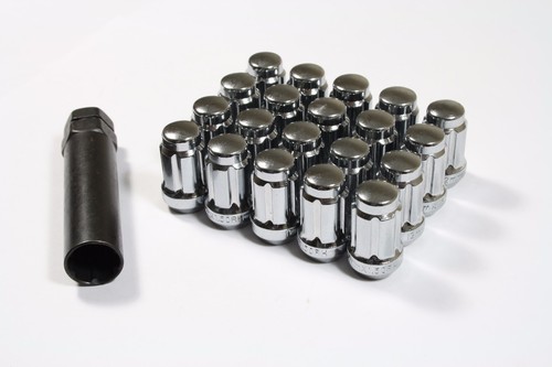 Chrome spline wheel nuts - chrome, x