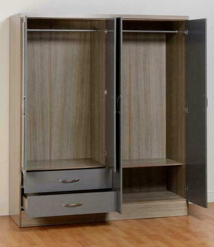 Door 2 drawer - &, triple
