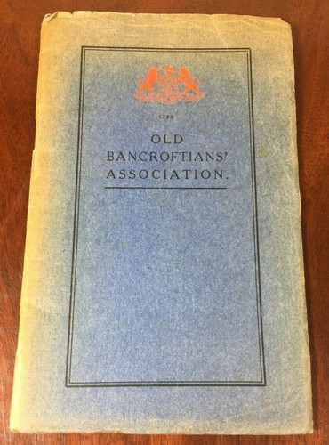 Old bancroftians assoc - old,