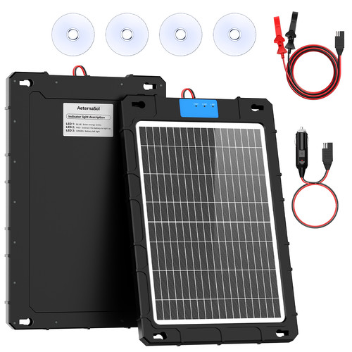 12v 12w solar car battery - 12w,