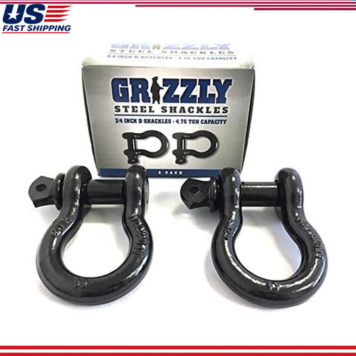 Ring shackles inch black - d,