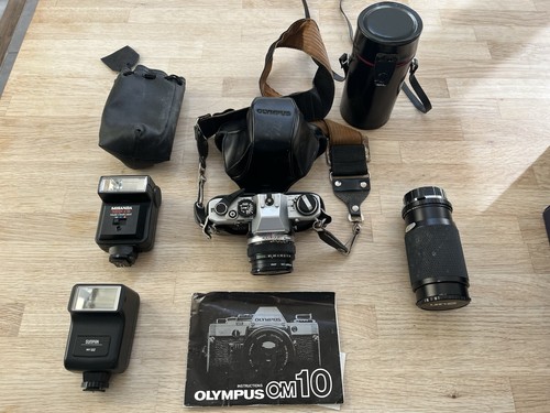 Olympus om10 35mm slr - olympus, film
