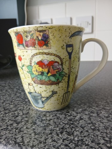 Gardening mug fine china - gardening, the