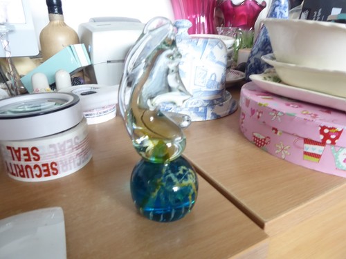 Mdina art glass paperweight