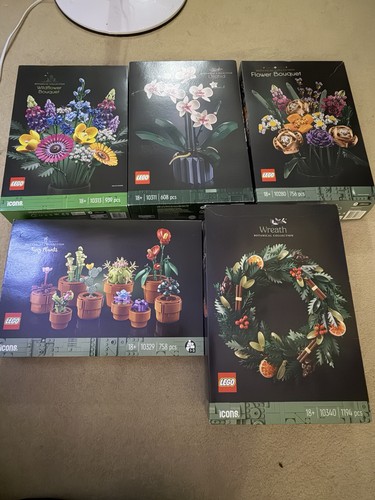 Lego botanical empty boxes - botanical,