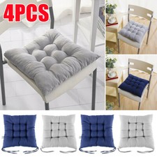 Set of 4 Seat Pad Cushions For
