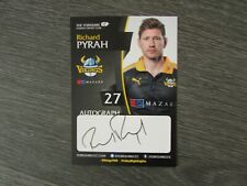 Richard Pyrah Yorkshire Vikings Cricket Player no 27 Original Hand Signed Card A