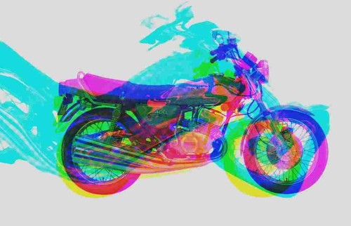 Photo kawasaki kh400 1972 - photo,