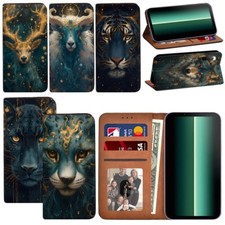 Leather Wallet Stand Phone