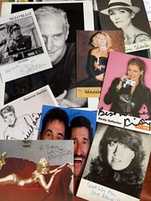 (LT106) ORIGINAL GENUINE SIGNED AUTOGRAPHS ACTORS ACTRESSES JAMES BOND +++++