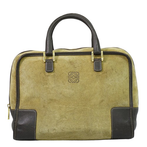 Loewe amazona suede handbag - suede,