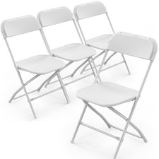 White Plastic Folding Chairs