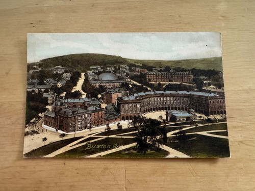 Postcard buxton crescent - -,