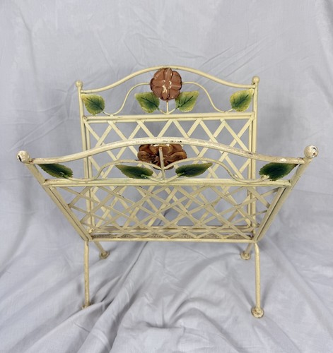 Vintage folding magazine rack - vintage,
